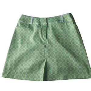 Tail White Label Lime Green‎ Lattice Tennis Golf Activewear Skirt Size 6